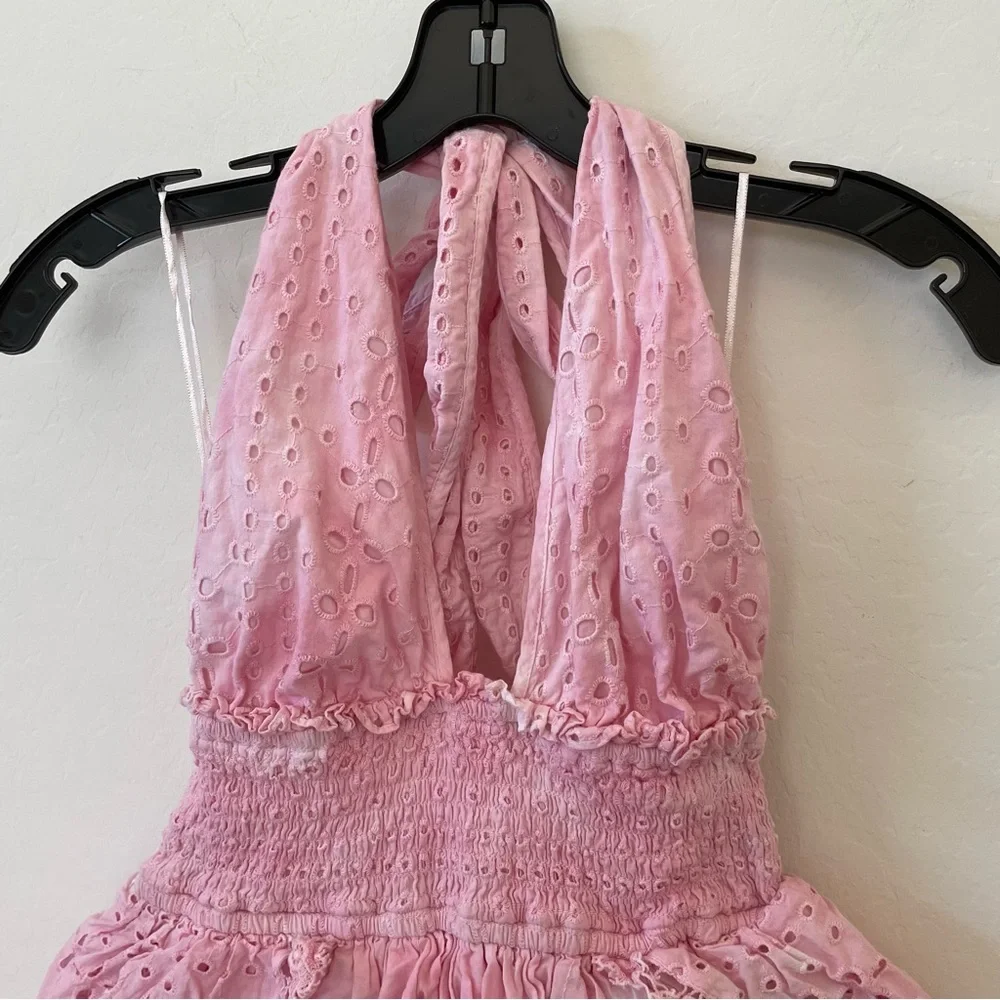 LOVESHACKFANCY HALTER DRESS - Picture 9 of 11